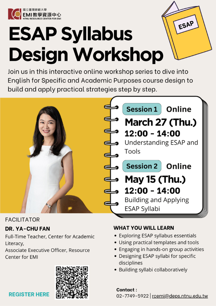 ESAP Syllabus Design Workshop